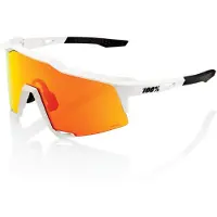 100% Speedcraft Sunglasses Blanc Hiper Red Multilayer Mirror/CAT3
