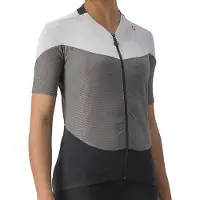 Castelli Gradient Color Block Short Sleeve Jersey Gris S Femme