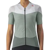 Castelli Gradient Color Block Short Sleeve Jersey Vert M Femme