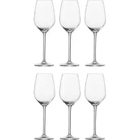 Zwiesel Glas Schott - Ensemble de 6 verres à vin blanc Fortissimo - Tritan/cristal - Lavable au lave-vaisselle - Verres à vin blanc - Référence : 112492