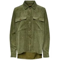 Pieces Effi Overshirt Vert XS Femme