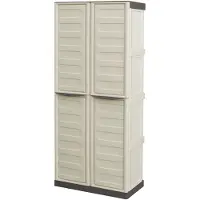Art Plast Armoire Haute Spazio Rangement Extérieur Polyvalent Et Durable -
