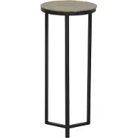 Light & Living colonne Retiro noir mat avec bronze antique brut - Ø35x81 cm