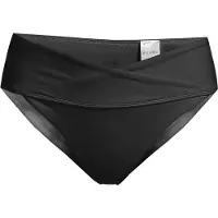 Casall Femmes, Bikini, Bikinihose mit Wickeldesign und hoher Taille, Noir, (40)