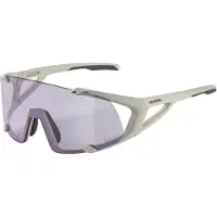 Alpina sport Hawkeye S Q-Lite V Lunettes - cool-grey matt/Quattroflex Lite Varioflex Purple