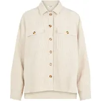 Pieces Chemisier 'PCEffi' beige