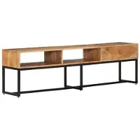 vidaXL Armoire TV 160x30x45 cm en bois massif d'acacia