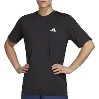 Adidas T-Shirt fonctionnel 'Essentials' noir / blanc