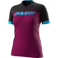 Dynafit Ride Light Half Zip Short Sleeve T-shirt Rose M Femme