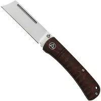 QSP Knife Hedgehog QS142-D, Red Carbon Fiber, couteau de poche slipjoint