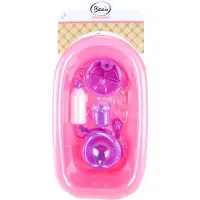 Toi-Toys BEAU Set baignoire pour poupée bébé avec accessoires