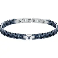 Maserati Jm422atz 21.5 Cm Bracelet Argenté Homme