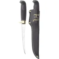 Marttiini Condor Filletting Knife 15, 826014, Black Rubber Stainless, couteau à filet