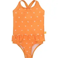 Swim Essentials Filles, Maillot de bain, Maillot de bain fille 122/128 Hearts, Orange, (122, 128)