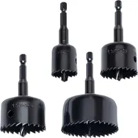 Kwb Kit de scie cloche 1/4''E6.3 4 pièces