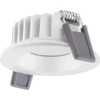 Ledvance Spot LED Air Fix Aluminium Blanc 6W 480lm 36D - 927 Blanc Très Chaud | Diamètre 68mm - IP65 - Meilleur rendu des couleurs - Dimmable | Diametre 68mm | Étanche