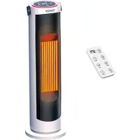 Monzana Radiateur soufflant blanc céramique 2000W 4 modes 15-35°C