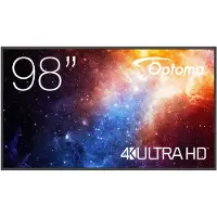 Optoma N3981K - 98" N-Series écran LCD rétro-éclairé par LED - affichage dynamique/conférence - 4K UHD (2160p) 3840 x 2160 - Direct LED