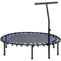 vidaXL Trampoline de fitness avec poignée 122 cm