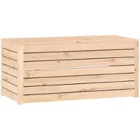 vidaXL Coffre de jardin 101x50,5x46,5 cm pin massif