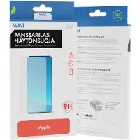 Wave panssarilasi, iPhone 13 mini (1 pcs, Apple iPhone 13 mini), Téléphone portable : film de protection, Transparent
