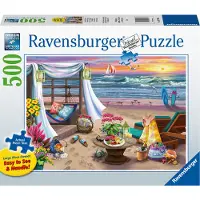 Ravensburger Puzzle Cabana Retreat 500 pi ces grand format pour adultes - 16792 - Chaque pi ce est unique. La technologie Softclick garantit que