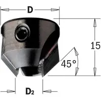 Cmt 316.070.11 Stecknuss 16mm D2: 7mm rechts (16 millimètres)
