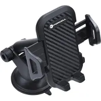 Forcell Support voiture ventouse, Support pour smartphone, Noir