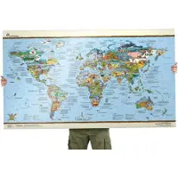 Awesome Maps Scratch And Discover Map Multicolore