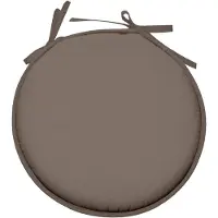 Stof Galettes de chaise Stof Galette de chaise ronde en polyester taupe homme || Taille 40x40 cm