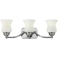 Elstead Lighting Applique murale Constance, chrome poli, 3xG9x3W, métal, dimensions : 18,4 x 58,4 x 17,8 cm, IP44,