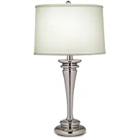 Elstead Lighting Brooklyn lampe de table E27 nickel poli (E27)