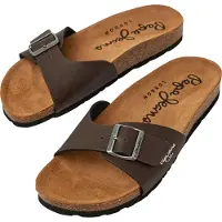 Pepe Jeans Sandales Bio M Single Kansas marron, taille 44 (homme)