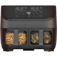 Instant POT Vortex Plus Dual Airfryer Friteuse à air chaud 7,6L ClearCook 1700W