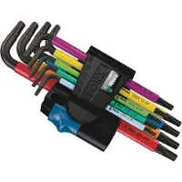 Wera 967/9 Tx Torx Key Set 1l Multicolore