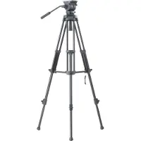 Libec Tripode vidéo TH-Z (Métal), Trépied, Noir
