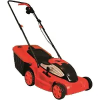 Ikra ELM 1638 U Tondeuse à gazon à conducteur marchant, moteur électrique, 1,6 kW, ramassage arrière