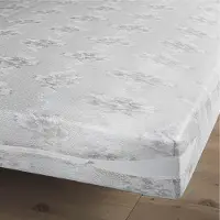 Home Maison Rénove matelas intégral et extensible polyester blanc 160x200 cm
