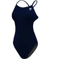Tyr Durafast Elite Solid Cutoutfit Swimsuit Bleu 30 Femme