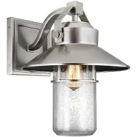 Elstead Lighting Applique murale d'extérieur de style industriel E27 60 W Boynton Feiss