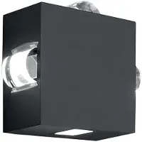 Elstead Lighting Applique d'extérieur noire avec LED intégrée 10 W Agner Elstead