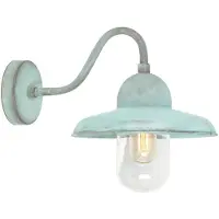 Elstead Lighting Applique d'extérieur Somerton en bronze, 1xE27x60W, couleur laiton, dimensions : 25x24x37 cm, IP44, Elstead