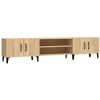vidaXL Armoire TV Chêne Sonoma 180x31,5x40 cm Bois composite