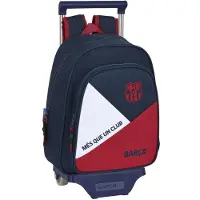 Safta F.c Barcelona Sac à dos à roulettes bleu bleu One Size