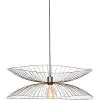 QAZQA Suspension design bronze foncé avec double abat-jour - Pua