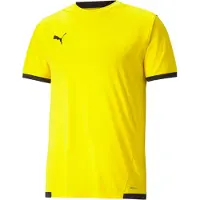 Puma Teamliga Maillot Hommes Manches Courtes - Jaune / Noir