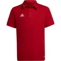 Adidas Entrada 22 Short Sleeve Polo Rouge 11-12 Years Enfants