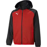 Puma Veste de sport 'TeamLiga' rouge / noir / blanc