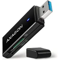 Axagon Lecteur de carte - - CRE-S2N - USB-A 3.2 Gen 1 - Compatible SD et microSD - Noir