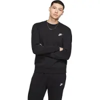Nike Sweat-shirt 'Club Fleece' noir / blanc